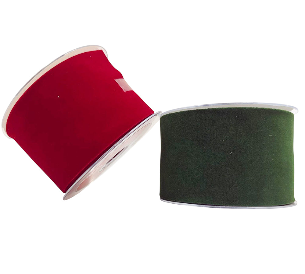 Nastro Velluto Mm 70 Mt 10 Decorazioni Addobbi Natale