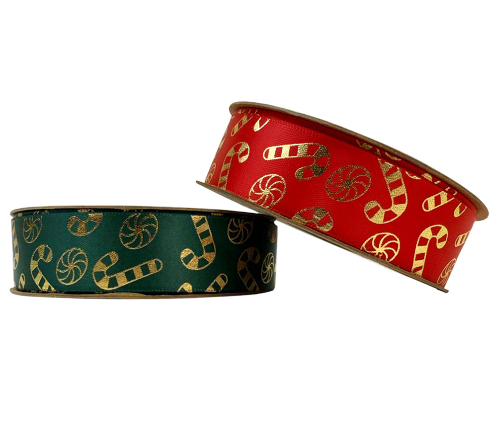 Nastro Candy Mm 25 Mt 15 decorazioni Addobbi Natale