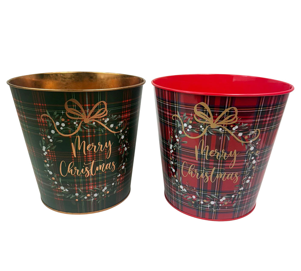 Coprivaso Latta Merry Christmas D 15 Decorazioni Natale