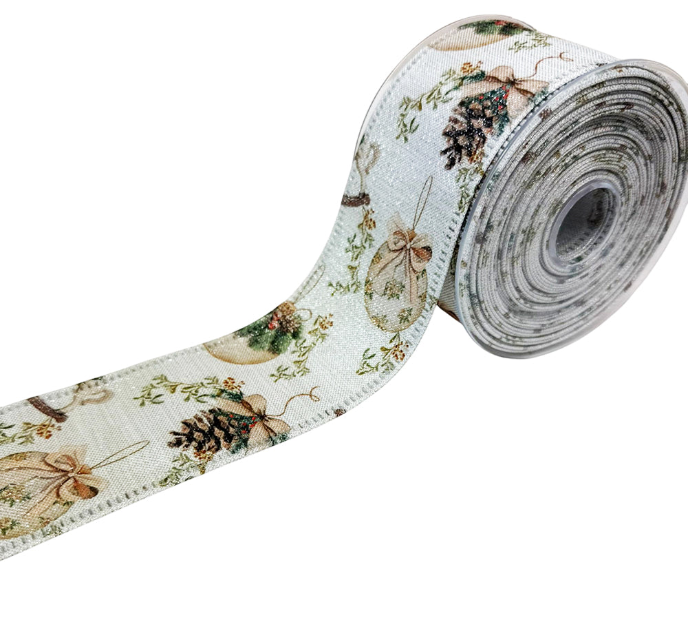 Nastro Canvas Mm 70 Mt 10 Decorazioni Addobbi Natale
