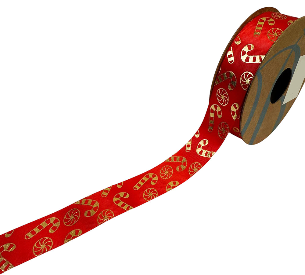 Nastro Candy Mm 25 Mt 15 decorazioni Addobbi Natale