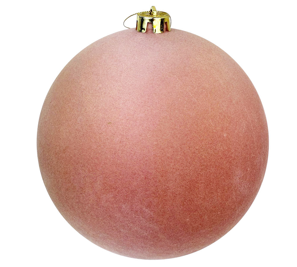 Palle Di Natale Floccate Cm 12 Decorazioni Addobbi Albero Pz 1