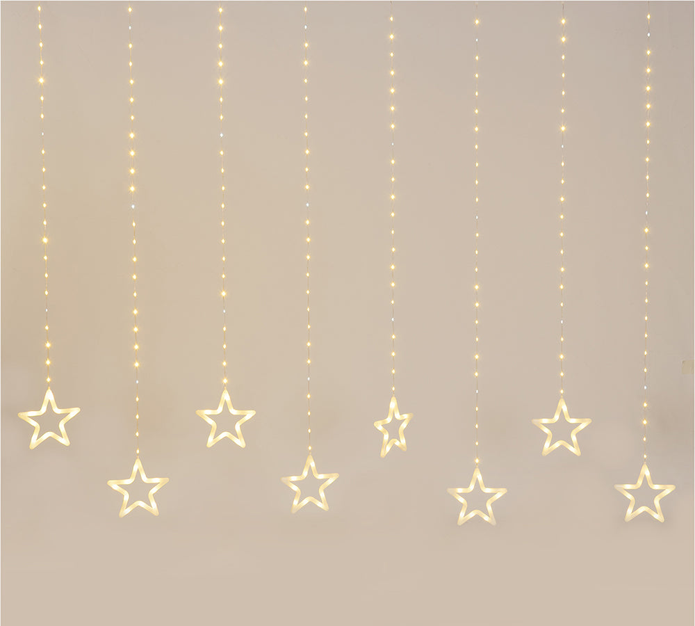 Filo 14 Stelle H 115 Mt 4 Decorazioni Luminose Natale