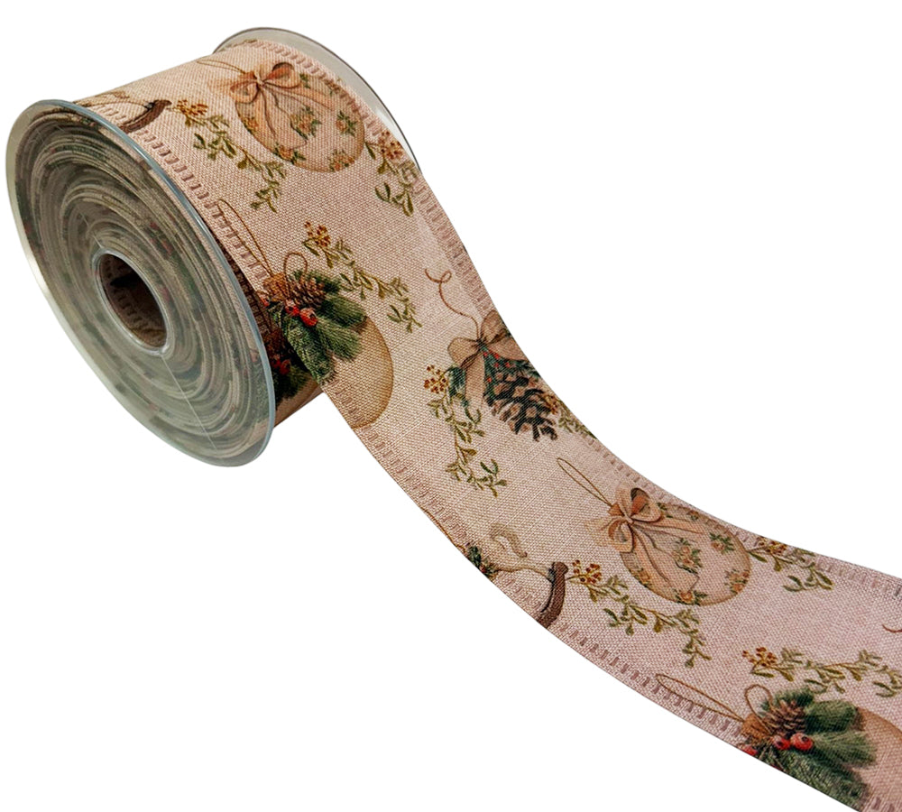 Nastro Canvas Mm 70 Mt 10 Decorazioni Addobbi Natale