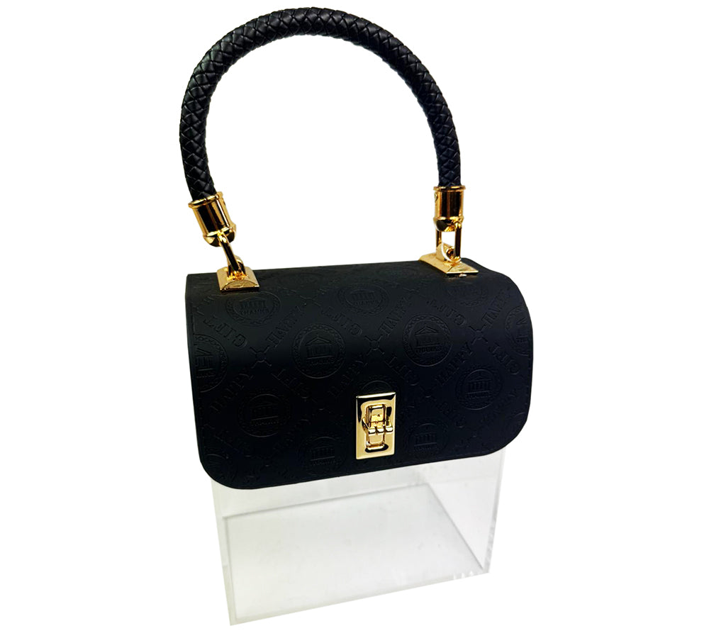 Borsetta Plexy Ecopelle 16x18x10 San Valentino Festa Mamma Addobbi