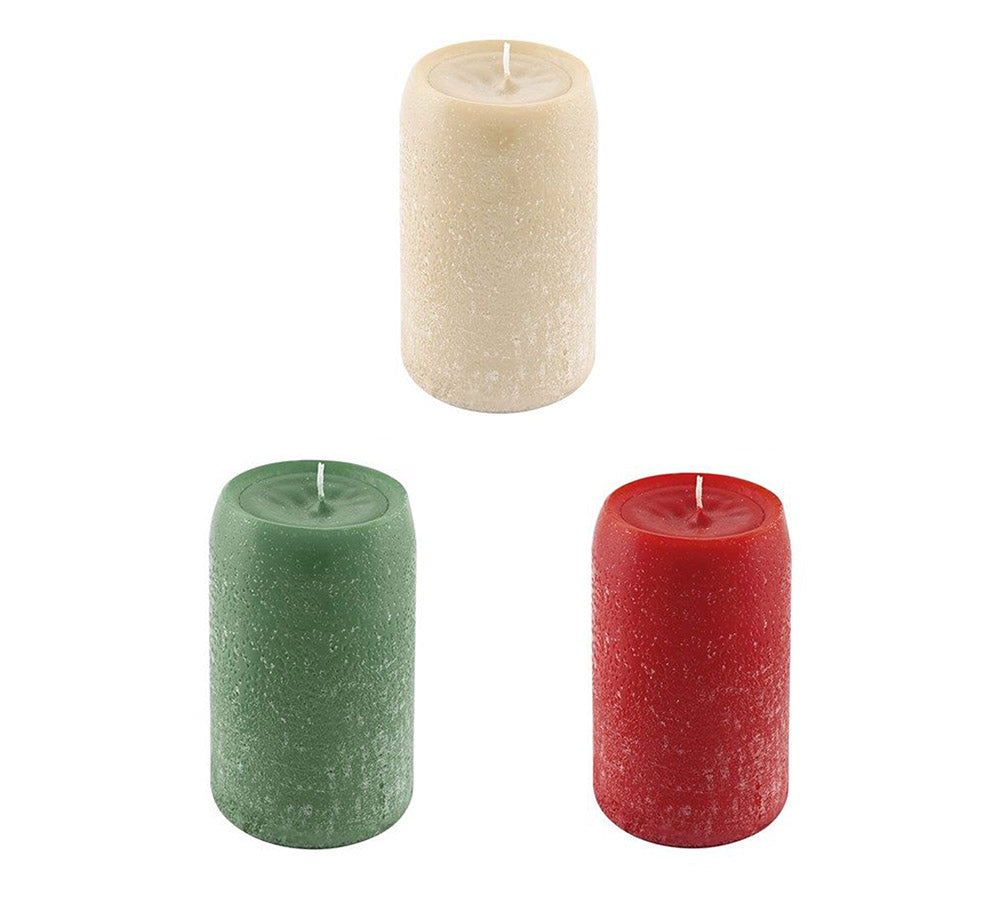 Cero Rustica D 6 H 10 Decorazioni Addobbi Natale