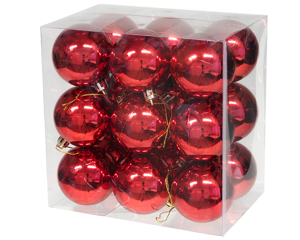 Box Sfere Mm 60 Pz 18 Decorazioni Addobbi Albero Natale