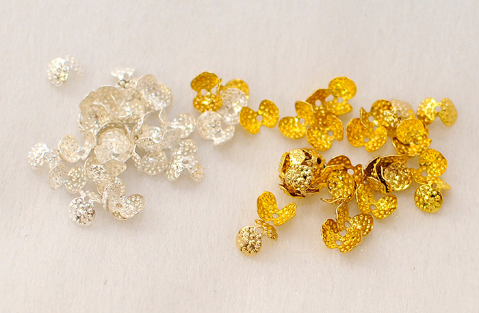 50 Clips Coprinodo Per Cordoncino Modello Medio 10 mm