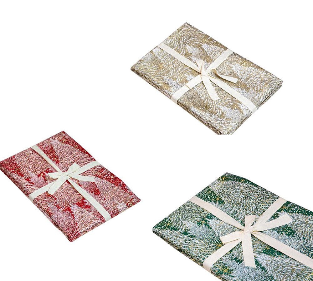 Tovaglia Natalizia 140x200 Decorazioni Addobbi Composizione Runner