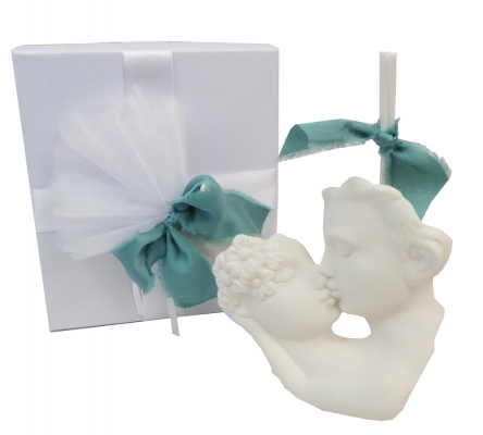 Bomboniere Matrimonio Diffusore Bacio Confezionata Sacchetto Box