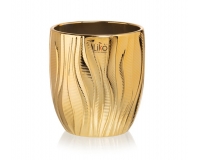 Vaso Antigua Gold D 13 H 14 Decorazioni Composizione Floreale
